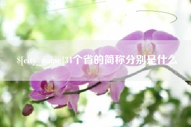 忻州34个省的简称分别是什么