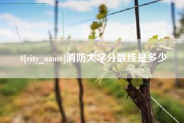 忻州消防大学分数线是多少