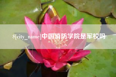 忻州中国消防学院是军校吗