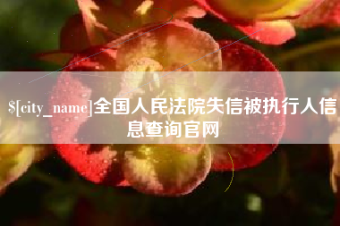 忻州全国人民法院失信被执行人信息查询官网