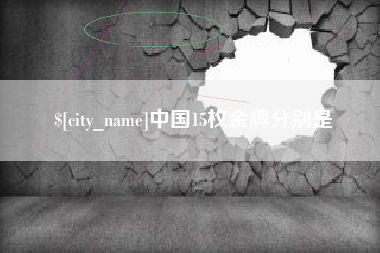 忻州中国15枚金牌分别是