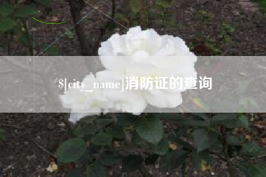 忻州消防证的查询