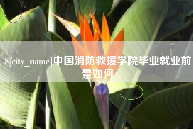 忻州中国消防救援学院毕业就业前景如何