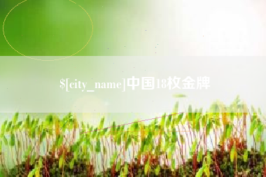忻州中国18枚金牌
