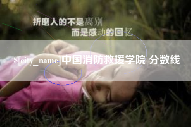 忻州中国消防救援学院 分数线