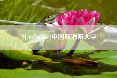 忻州中国的消防大学