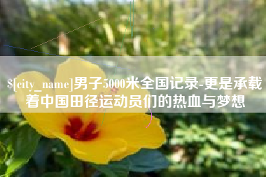 忻州男子5000米全国记录-更是承载着中国田径运动员们的热血与梦想