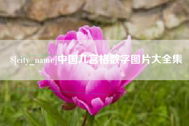 忻州中国九宫格数字图片大全集