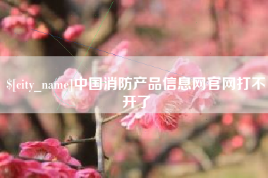 忻州中国消防产品信息网官网打不开了