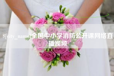 忻州全国中小学消防公开课网络直播视频