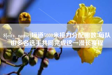 忻州短道5000米接力分配圈数-每队由多名选手共同完成这一漫长赛程