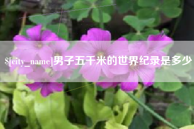忻州男子五千米的世界纪录是多少