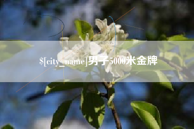 忻州男子5000米金牌