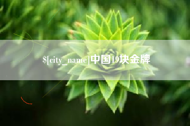 忻州中国19块金牌