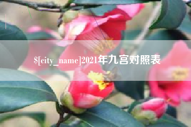 忻州2021年九宫对照表