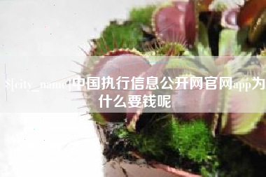忻州中国执行信息公开网官网app为什么要钱呢