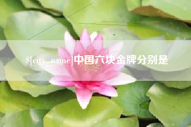 忻州中国六块金牌分别是