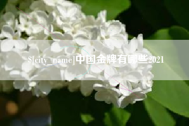 忻州中国金牌有哪些2021